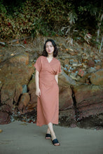 Load image into Gallery viewer, CHORA MAXI WRAP DRESS
